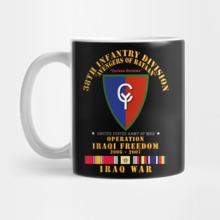 38th Infantry Division - w Iraq SVC Ribbons - OIF Mug